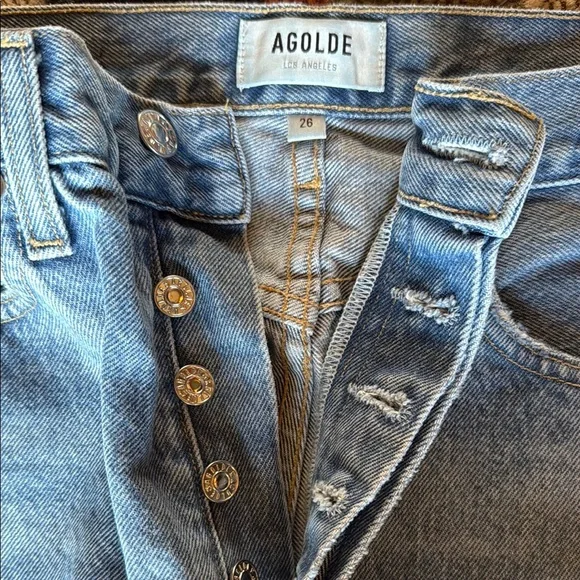 NWOT AGOLDE 90s  Distressed Women's Jeans size 26 - Picture 2 of 7